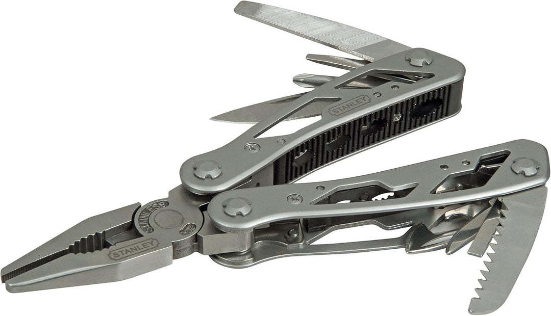 Stanley STA084519 12 in 1 Multi-Tool, Multifunktionswerkzeug mit Tasche