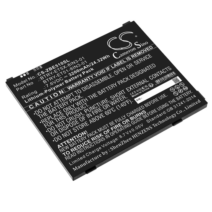 TCTK Akku 3200mAh Kompatibel mit [Zebra] ET51, ET51 8.4" Inch, Windows OS, ET51AE-W12E, ET51AT-W12E,