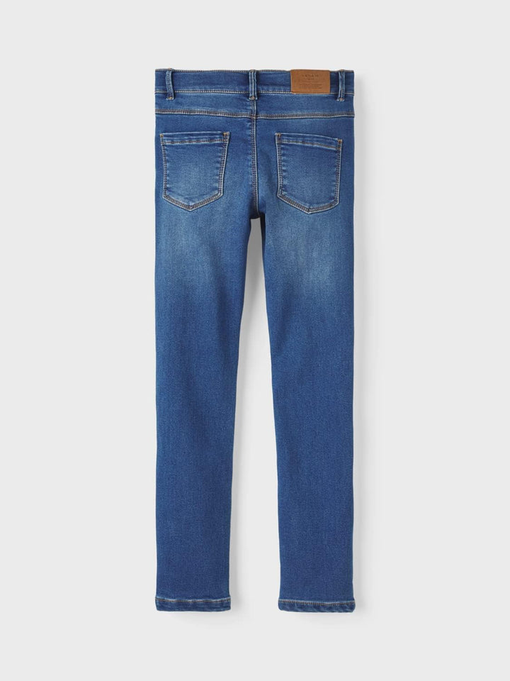 NAME IT Mädchen Jeans 128 Dark Blue Denim, 128 Dark Blue Denim