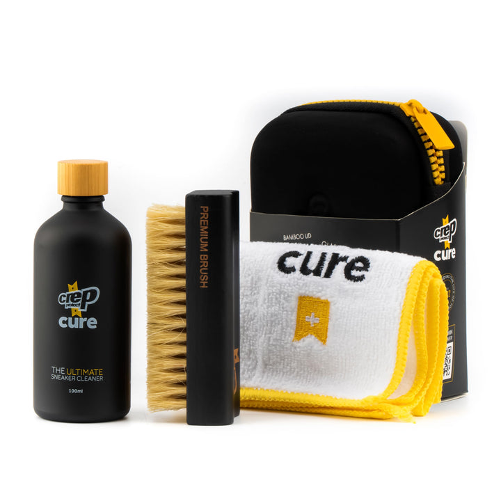 Crep Protect Shoe Cleaner - Sneaker Cleaning Kit With Solution, Shoe Brush & Microfiber Cloth for Sn