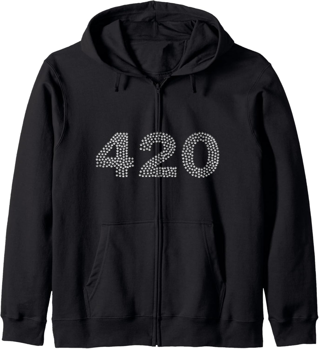 420 Weed Leaf Montage Cool Weed Marijuana 420 Kapuzenjacke