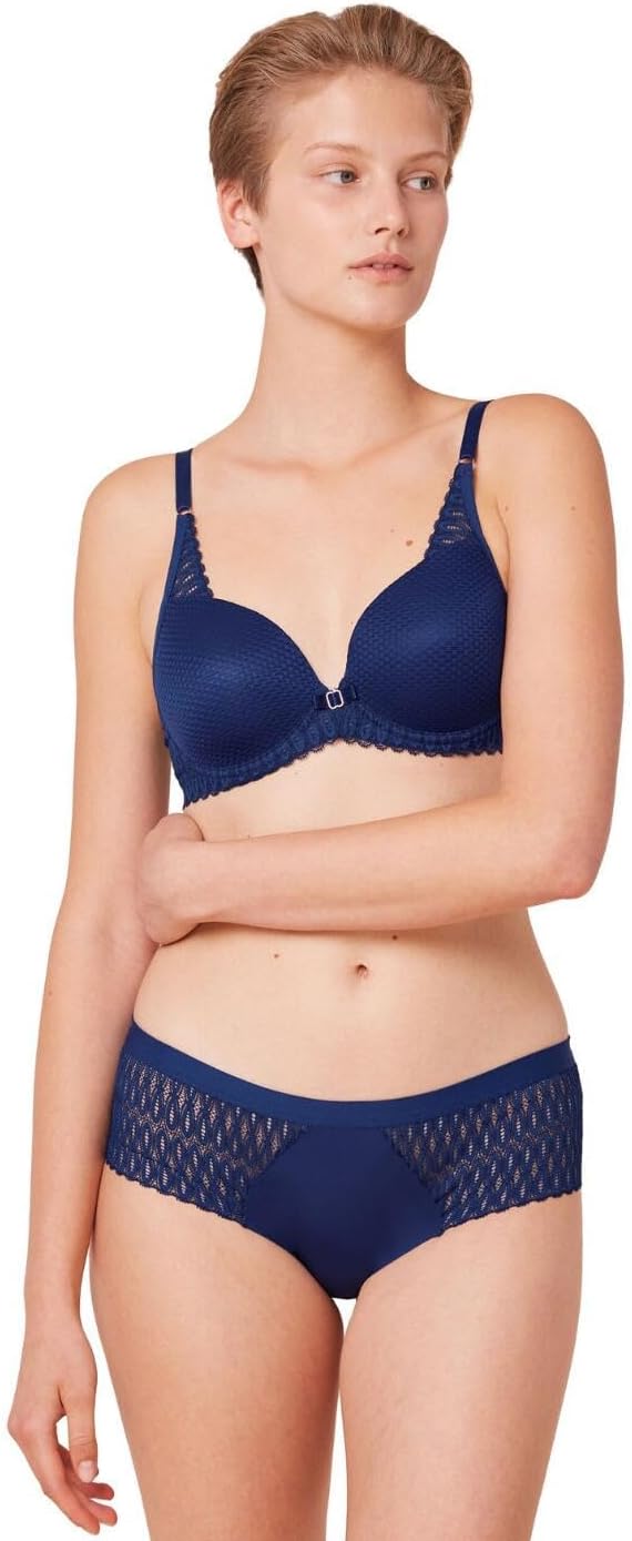 Triumph - Aura Spotlight T - Damen - Schalen-BH - schmale Träger - mit Bügel 42 Deep Water, 42 Deep