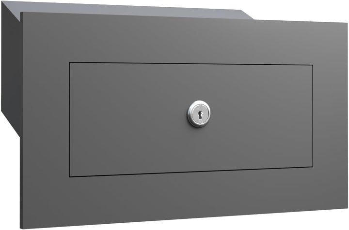 Mauerdurchwurf Briefkasten "Nova" in Anthrazit