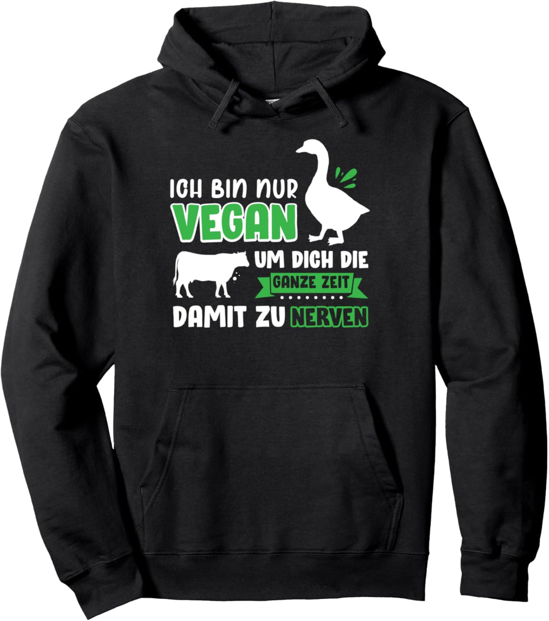 Vegan Vegetarier Veganer Pullover Hoodie