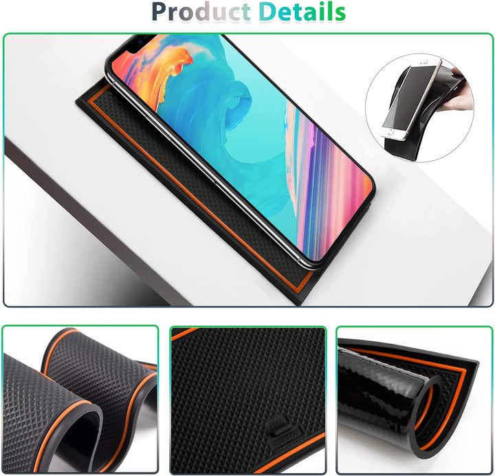 GAFAT Dacia Sandero 3/ Sandero Stepway III 2021-2023 2024 Antirutschmatten, Sandero 2023 Gummimatten