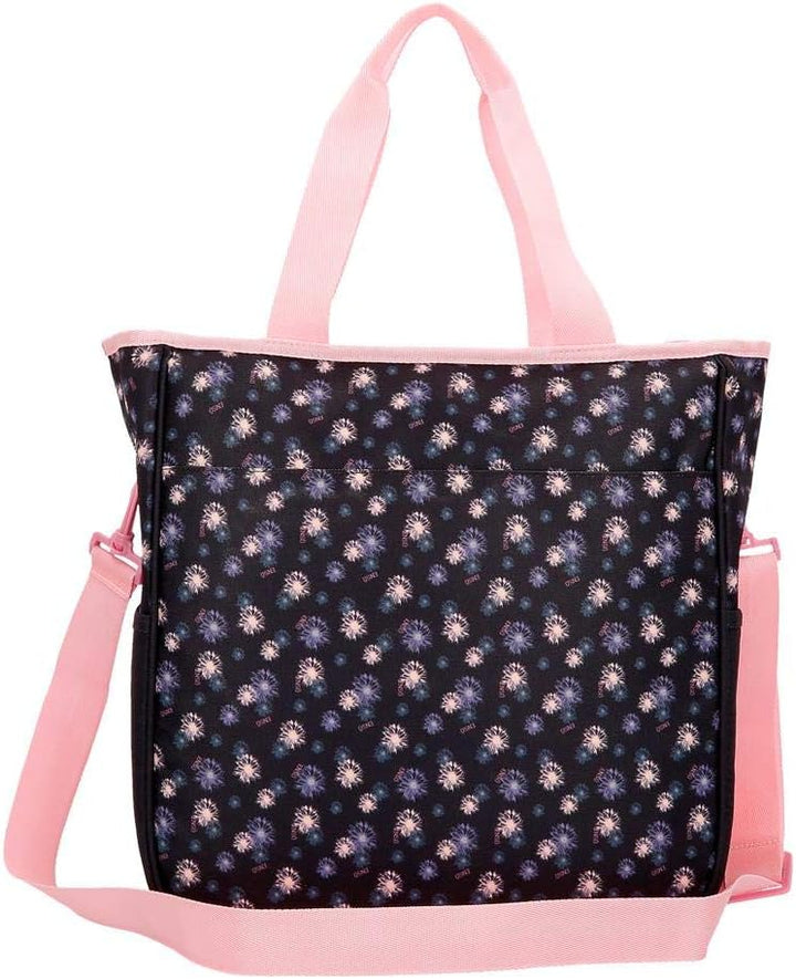 Enso Daisy Handtasche zum Einkaufen Mehrfarbig 31,5x36x5,5 cms Polyester für 13,3"-Laptop Käufer, Kä