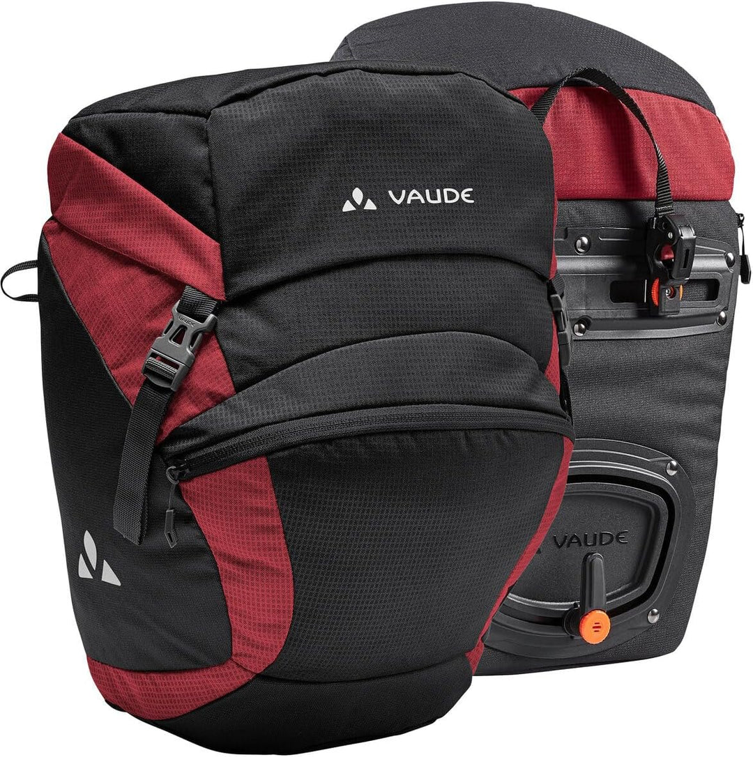 Vaude On Tour Front. Vorderradtaschen, Einheitsgrösse Einheitsgrösse black/carmine, Einheitsgrösse b