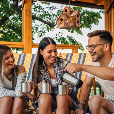 Relaxdays Vogelhaus, zum Aufhängen, Balkon, Terrasse, Garten, gebranntes Holz, Deko Nistkasten, HBT