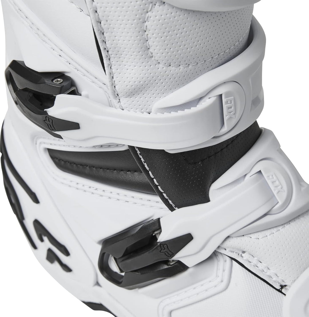 Fox Racing Herren Comp BootStiefel 46 EU Weiss Opulenter Garten, 46 EU Weiss Opulenter Garten
