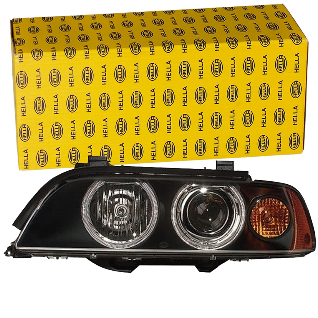 HELLA 1EL 008 053-521 DE/FF/Halogen-Hauptscheinwerfer - rechts - für u.a. BMW 5 (E39) Rechts Gelb, R