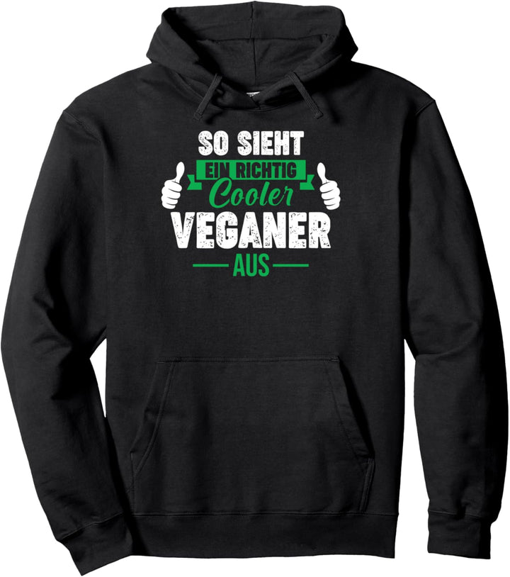 Veganer Vegan Vegetarier Pullover Hoodie