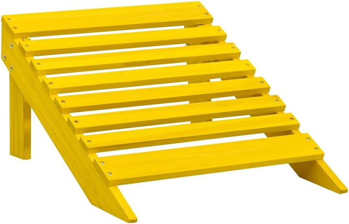 vidaXL Tannenholz Massiv Adirondack Gartenstuhl mit Fussstütze Liegestuhl Deckchair Gartenliege Gart