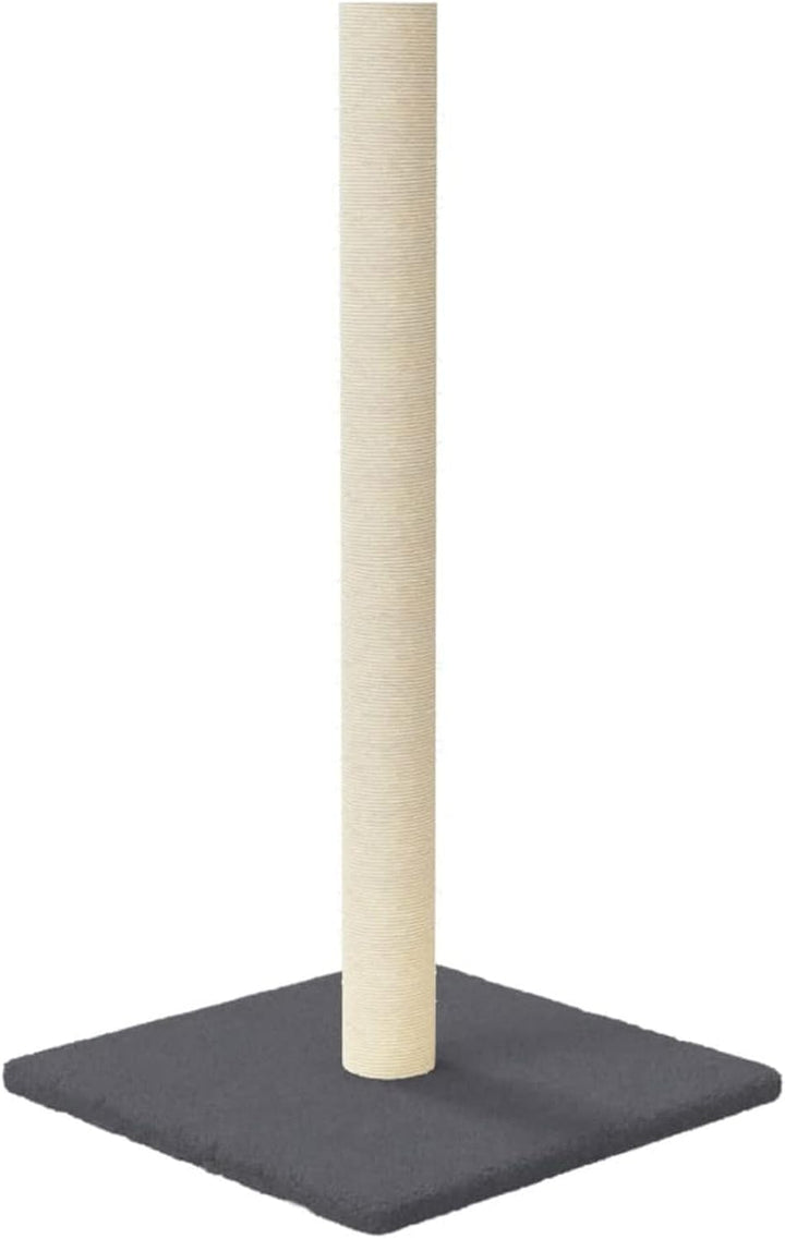 Tidyard Kratzsäule Kratzbaum Katzenkratzbaum Dunkelgrau 35x35x70 cm 35x35x70 cm Dunkelgrau, 35x35x70