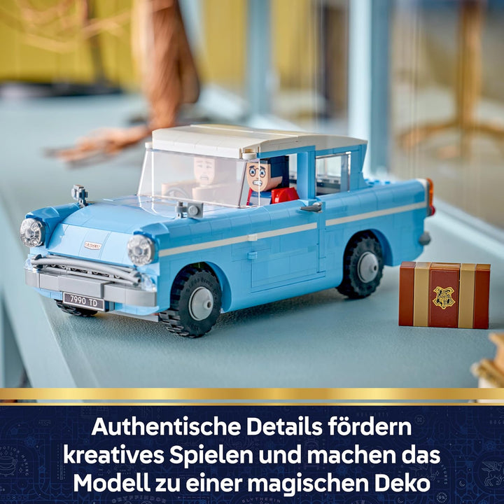 LEGO Harry Potter Fliegender Ford Anglia - Auto Spielzeug Set für Kinder mit 3 Figuren zum Spielen u