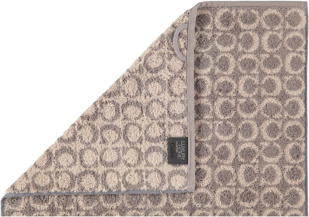 Cawö Luxury Home Duschtuch Two-Tone 605 | 70 Graphit - 80 x 150 Duschtuch 80 x 150 cm, Duschtuch 80