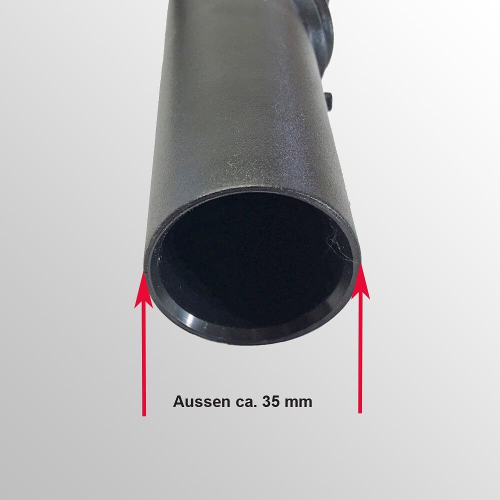 Saugrohr Teleskoprohr Rohr mit Handgriff Griff und Parkett Laminat Düse kompatibel mit Miele Staubsa