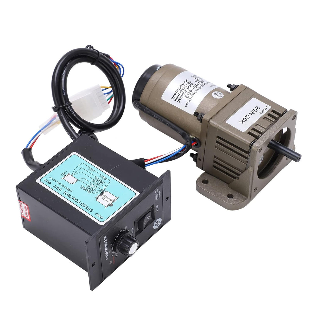 Elektrischer Getriebemotor, AC 220V 6W Einphasen-Asynchrongetriebemotor Verzögerung einstellbare Dre