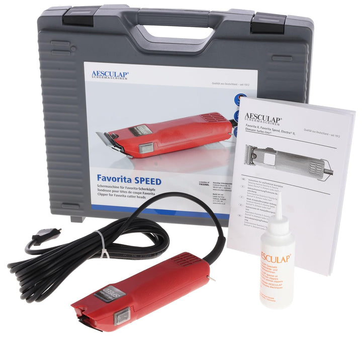 Kerbl GT114 Favorita Speed Aesculap Schermaschine, 230V, 8 Stück