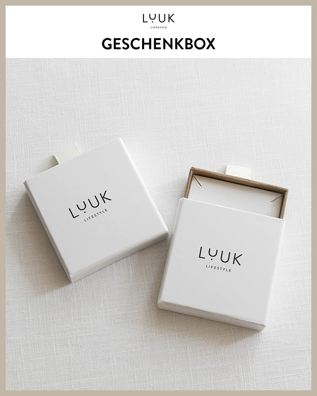 LUUK LIFESTYLE Halsketten, Armbänder und Schmucksets aus Edelstahl, modernes und schlichtes Design,