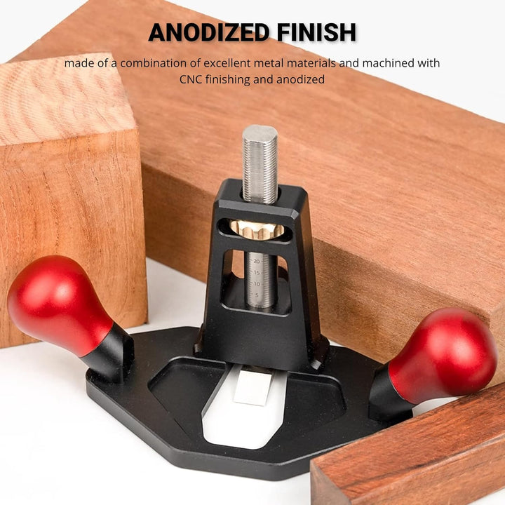Holzbearbeitungs-Fräshobel mit Anodischer Oxidationsbehandlung, Handhobel für Feines und Präzises Ho