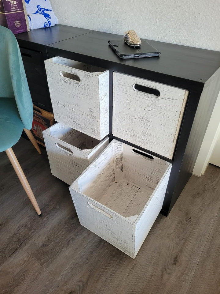 Kistenkolli Altes Land 3er Set Schubladenbox passend für alle Kallaxregale und Expidit Regale Kallax