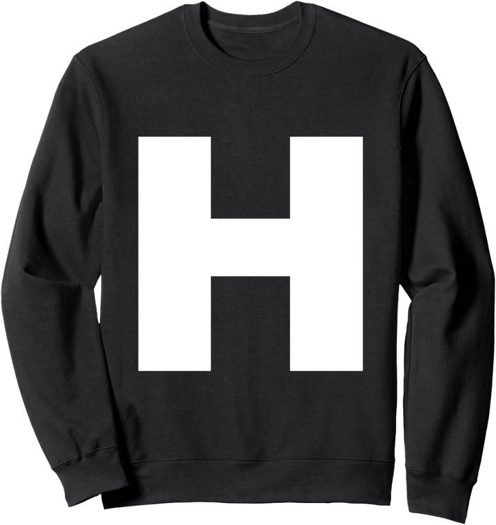 H alphabet letters SPELL IT OUT Sweatshirt