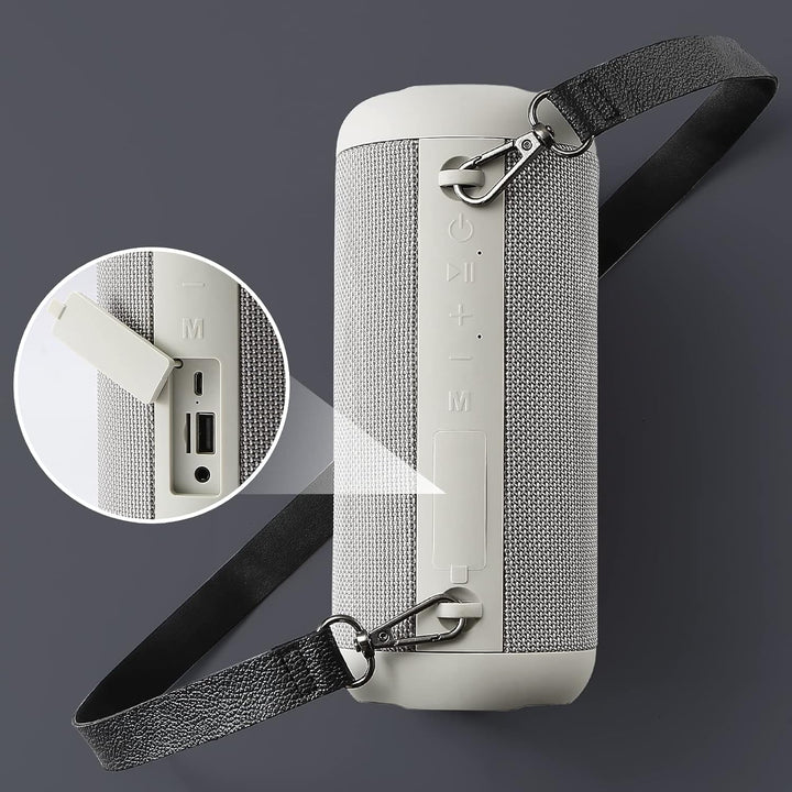 Tragbarer Bluetooth-Lautsprecher, 30 W, Bluetooth 5.0, Dual-Treiber mit HD-Stereo-Funktion, Bluetoot