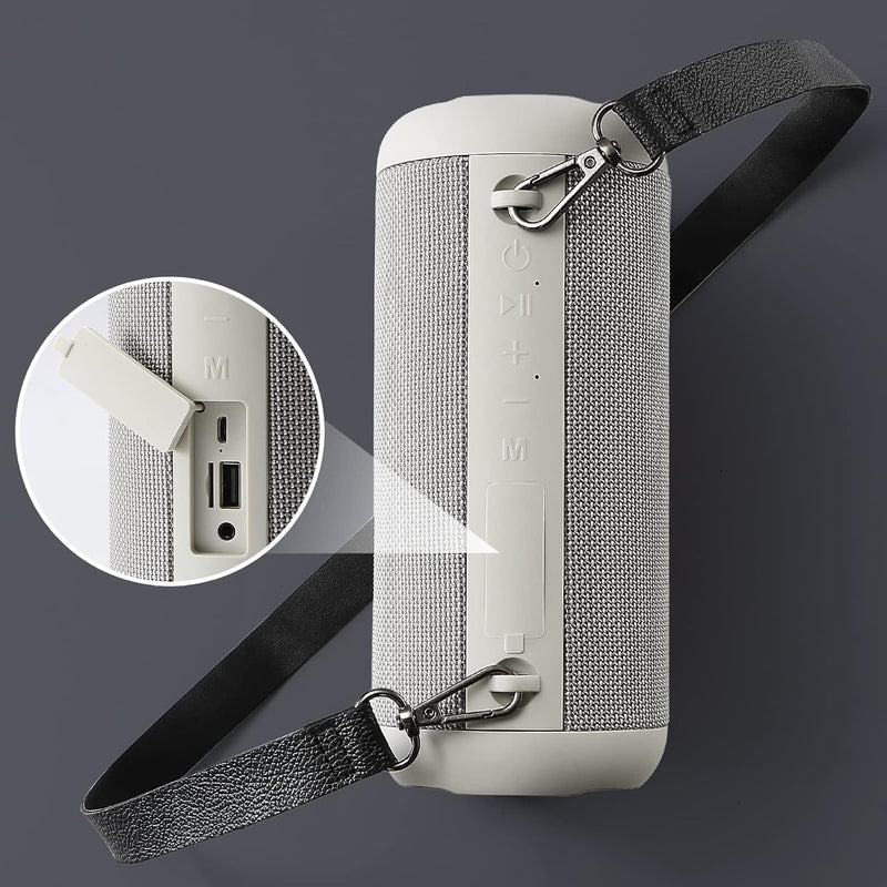 Tragbarer Bluetooth-Lautsprecher, 30 W, Bluetooth 5.0, Dual-Treiber mit HD-Stereo-Funktion, Bluetoot