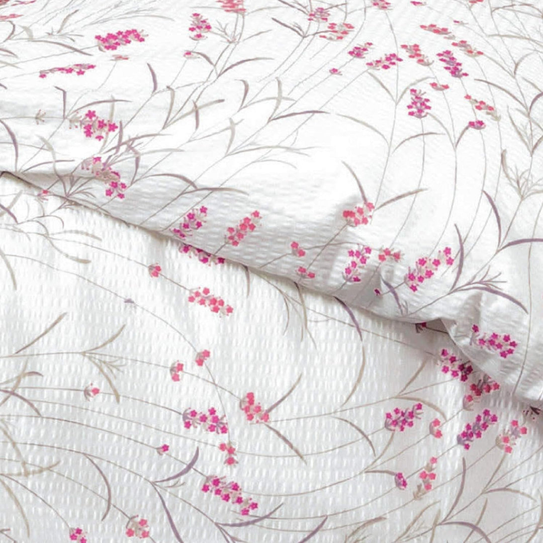 Janine Design Mako-Soft-Seersucker Bettwäsche Tango 20070 rot Fuchsia 1 Bettbezug 155 x 220 cm + 1 K