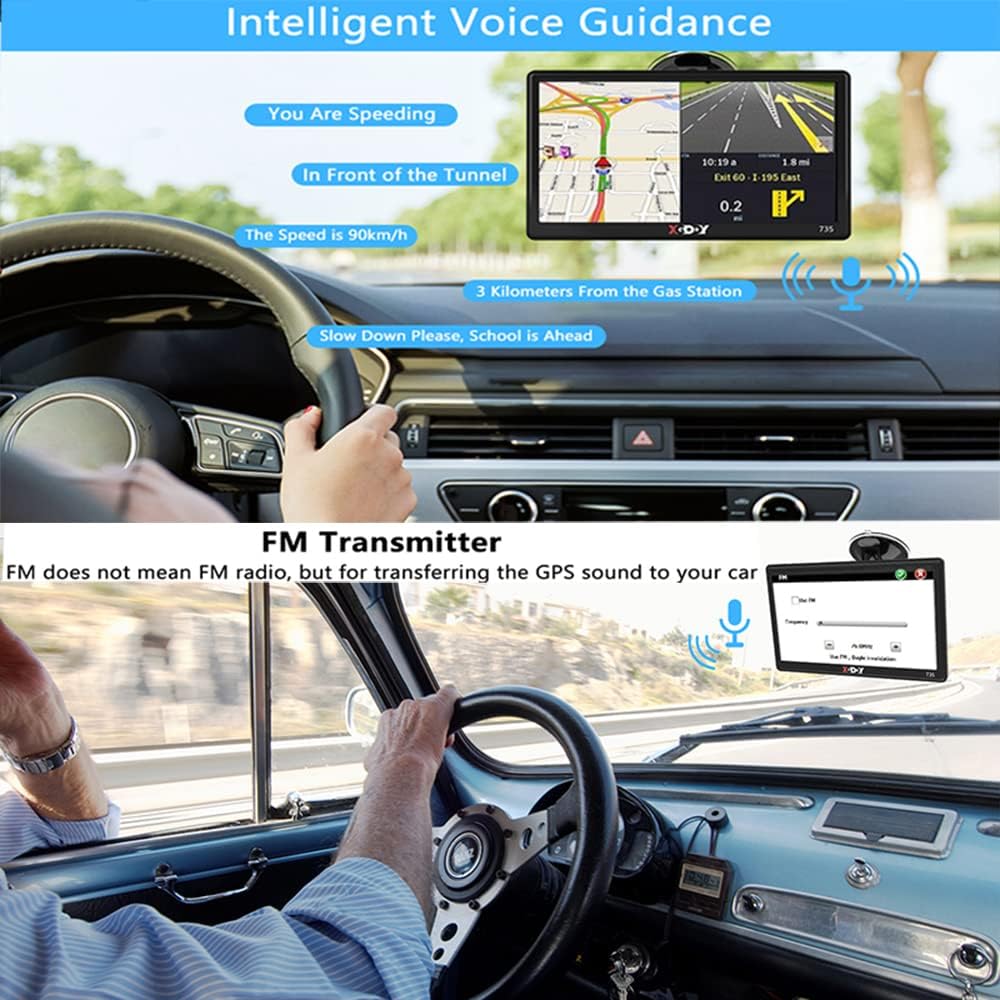 Navigationsgeräte für Auto,GPS LKW Navigationsgeräte,Camper Navigationssystem,7 Zoll Navi für Auto 2