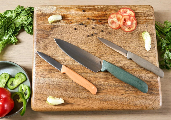 Zyliss Messerset 3-teilig, 3 x Universalmesser aus Deutschem Edelstahl, Spülmaschinengeeignet, 5 Jah