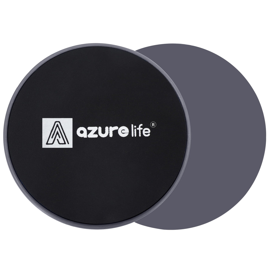 A AZURELIFE Trainings-Kerngleiter, doppelseitige Übungsscheiben, Verwendung auf Teppich- oder Hartho