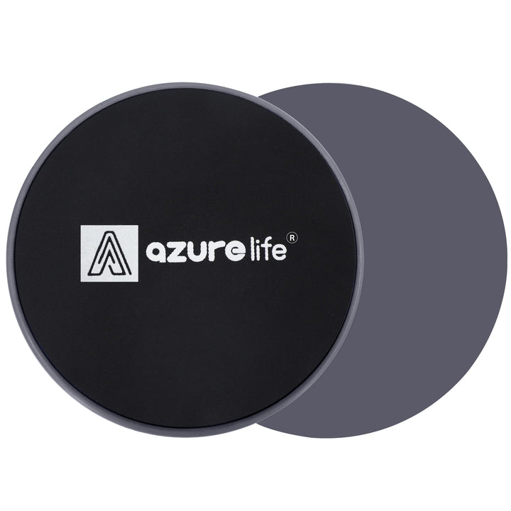 A AZURELIFE Trainings-Kerngleiter, doppelseitige Übungsscheiben, Verwendung auf Teppich- oder Hartho