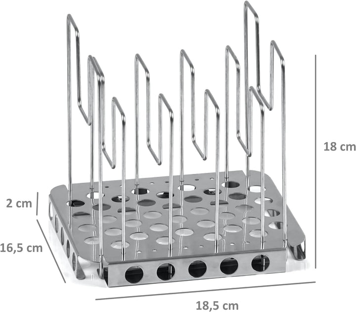 Mahlzeit Sous Vide Gitter aus Edelstahl | inkl. 6 Halterungen | Verstellbar Professionelles Gestell