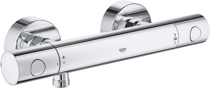 GROHE Grohtherm 800 Cosmopolitan - Thermostat-Brausebatterie (wassersparend, S-Anschlüsse, mit ergon