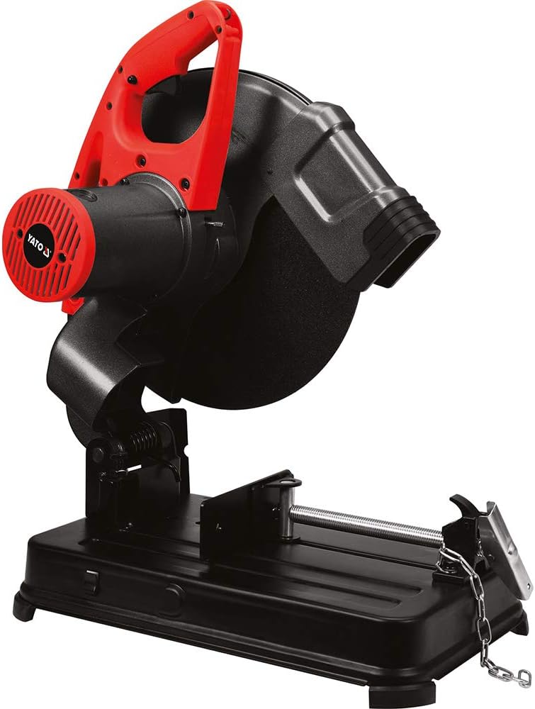 YATO Profi Metall-Kreissäge | 2450 Watt | Softstart | 0-45° | 4000 U/min | Metall Kappsäge Gehrungss