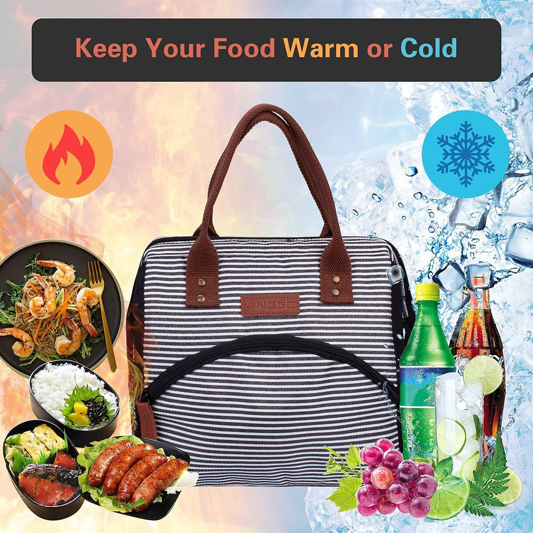 Kühltasche Picknicktasche, ANGGO Grosse Kapazität Kühlbox Lunchtasche Wasserdicht und Auslaufsicher,