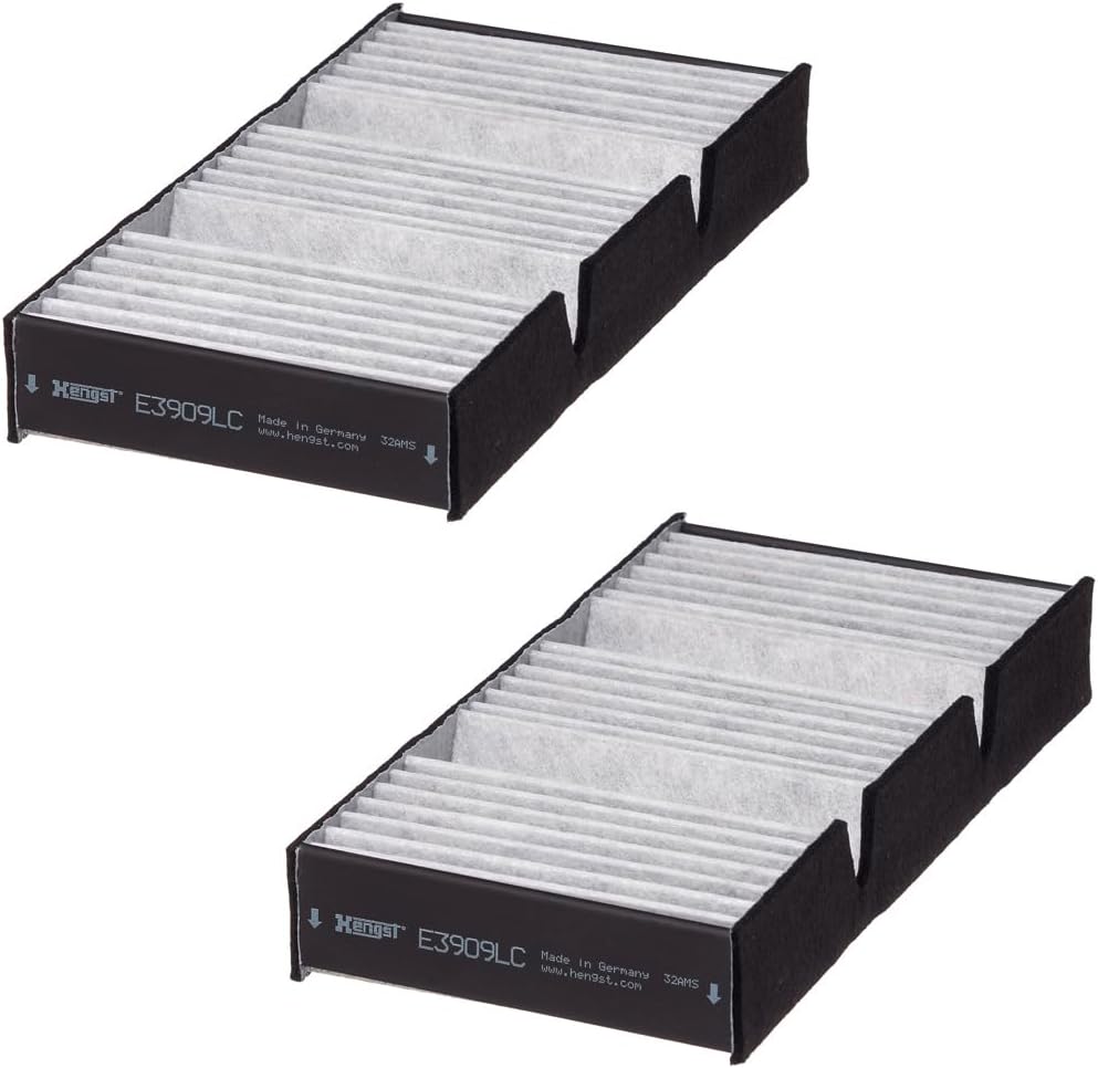 Hengst FILTER E3909LC-2 Innenraumfilter, Set of 2