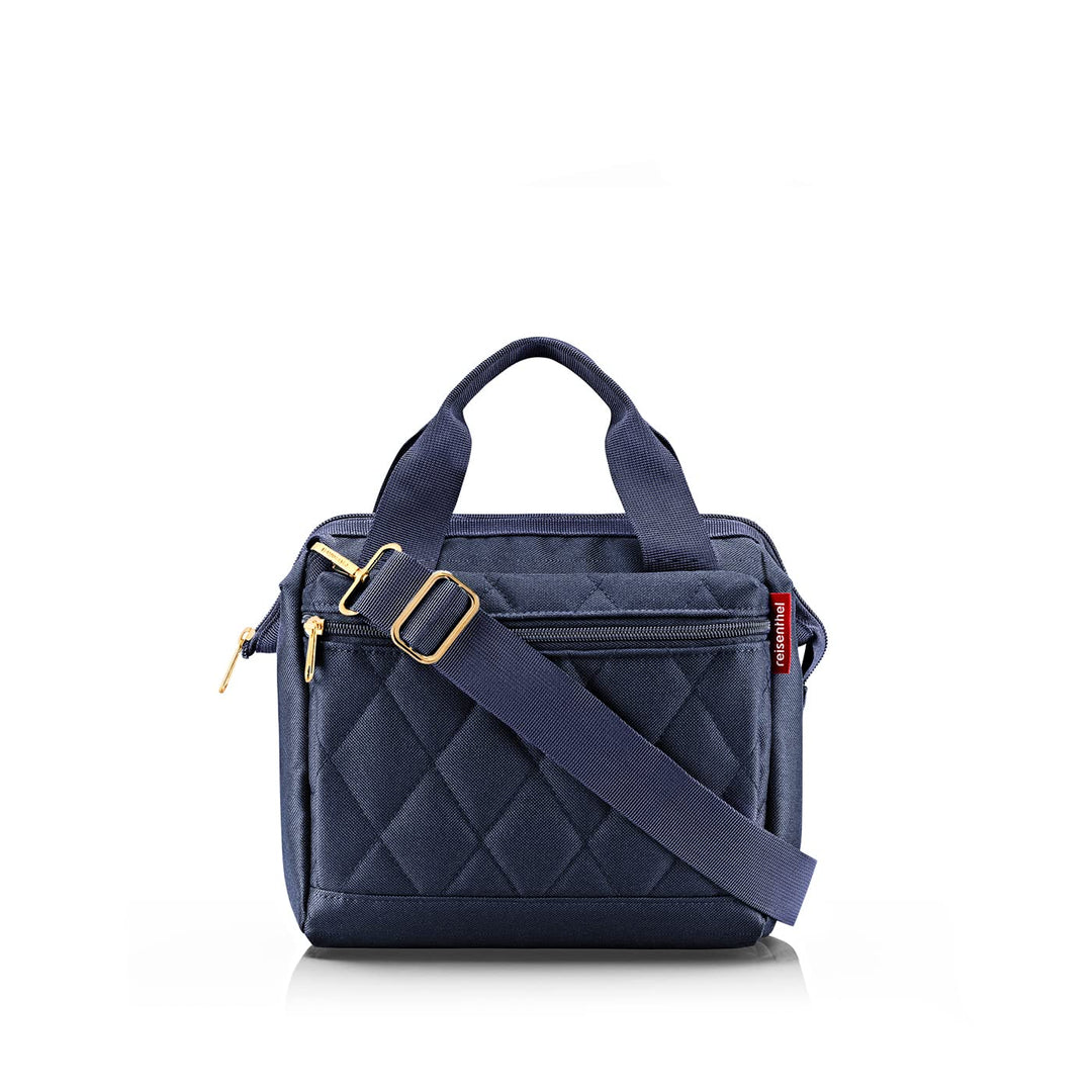 reisenthel Unisex Allrounder Cross Einkaufskorb 22 x 24 x 13 Rhombus Midnight Gold, 22 x 24 x 13 Rho