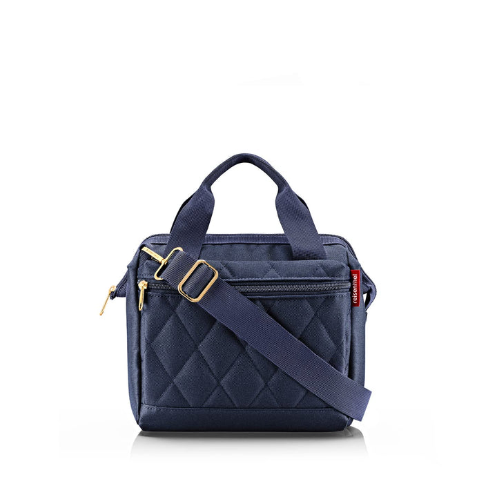 reisenthel Unisex Allrounder Cross Einkaufskorb 22 x 24 x 13 Rhombus Midnight Gold, 22 x 24 x 13 Rho