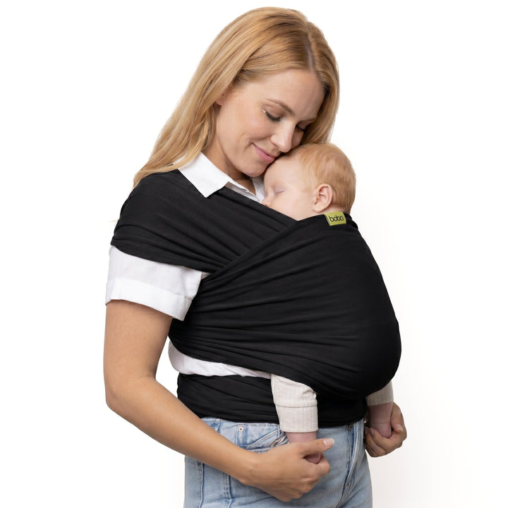 Boba Baby Tragetuch Neugeborene - Elastisches Tragetuch Baby Neugeboren - Baby Sling Tragetuch - Wei