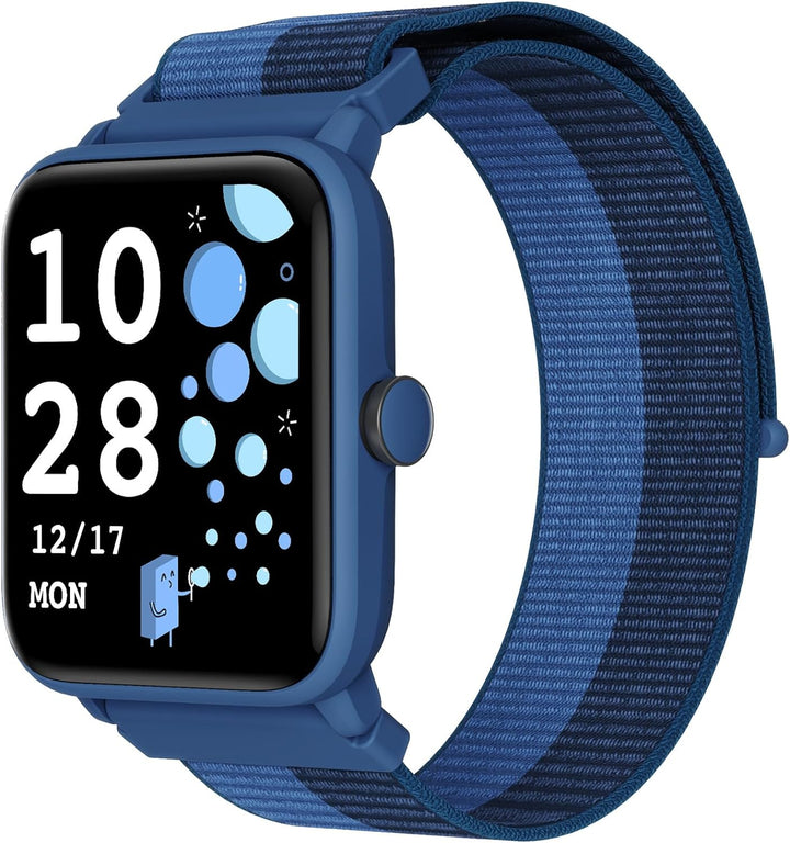 BIGGERFIVE Smartwatch Kinder, Fitness Tracker Uhr Digitale Fitnessuhr mit Schrittzähler, 24/7 Puls,
