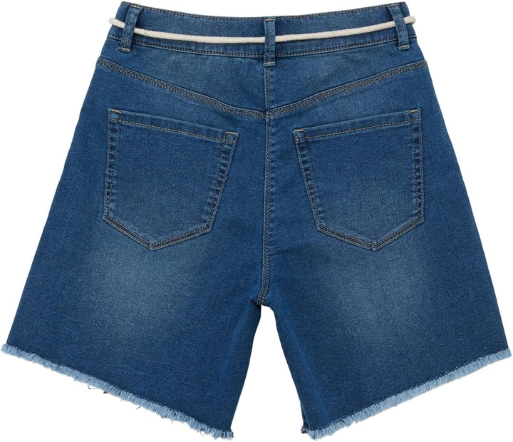 s.Oliver Mädchen Jeans Bermuda, Fit Suri 140 Dunkelblau, 140 Dunkelblau