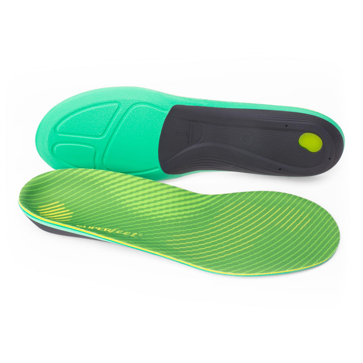 Superfeet Run Comfort Komforteinlegesohlen, Grün (Citron), B (34-36 EU), B (34-36 EU)
