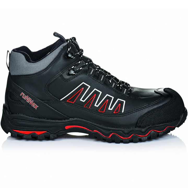 ruNNex Sicherheitshochschuhe LightStar leichte Schnürstiefel Grösse 39, schwarz, 5321 39 EU, 39 EU