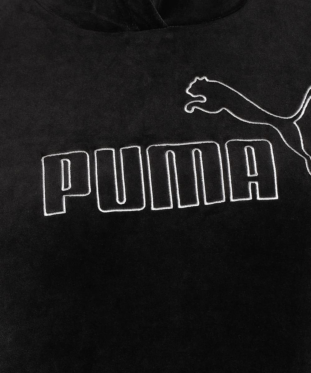 PUMA ESS Velour Hoodie XS Puma Schwarz, XS Puma Schwarz