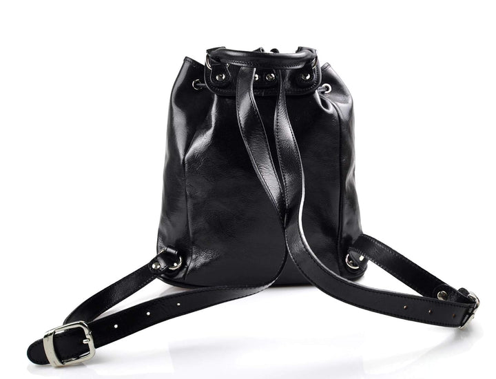 Rucksack leder schwarz rucksack damen herren reisetasche kalbsleder rucksack leder rucsack schulruck