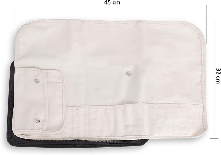 Fusspflege Etui - Podologie Aufbewahrungs Tasche Leer- Instrumententasche mit Inlett Fusspflegetasch