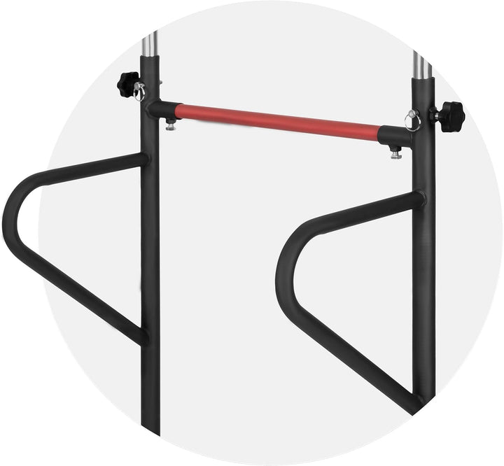 NEO SPORT Freistehende Klimmzugstange NS-300 für Klimmzüge Krafttraining Übungen aus verstärktem Sta