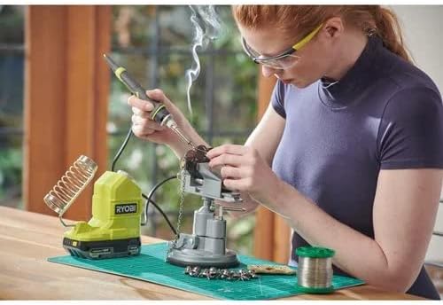RYOBI 18 V ONE+ Akku-Lötkolben RSI18-0 (Temperaturspanne 200 – 480 °C, in 50 Sekunden auf 480°C, Kab